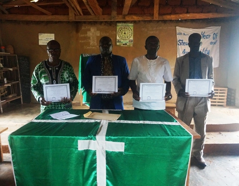 Certificate award to Besaah teachers CBC Kamine